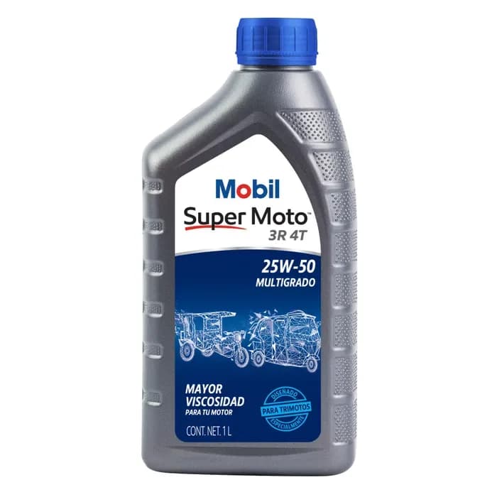 Aceite Multigrado Mobil 3R 4T 25W-50